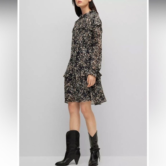 Women’s BOSS Day‎ Dress size 8 brown/Tan with specs of blue 💙 - Picture 12 of 12